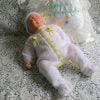 Hand knitted romper suit for 15-16" reborn doll