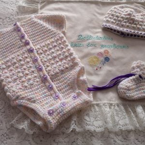 girl's crocheted bodysuit