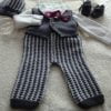 Hand knitted boy's formal suit